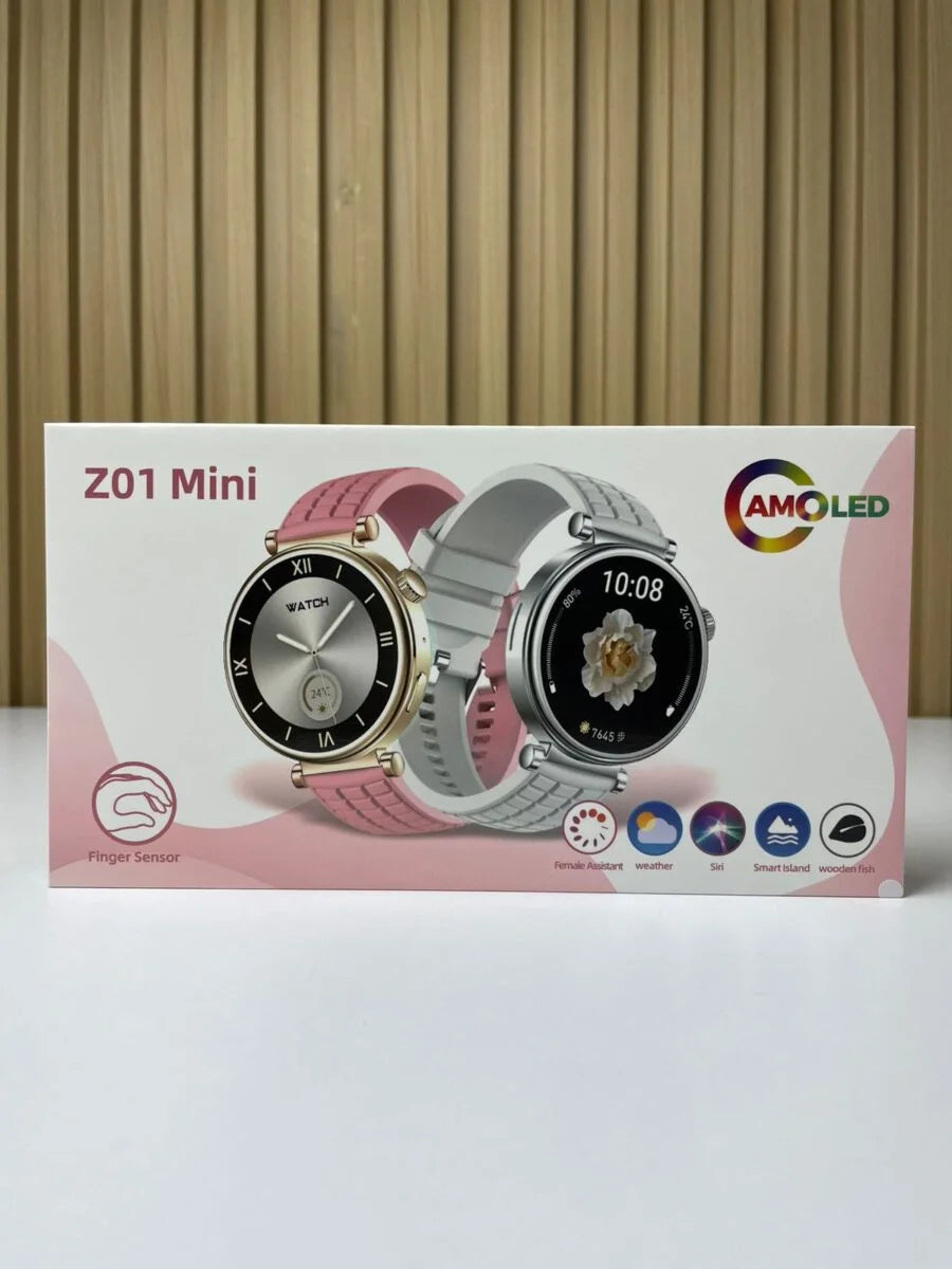 Smartwatch Z01 Mini 2 – Pantalla Redonda AMOLED