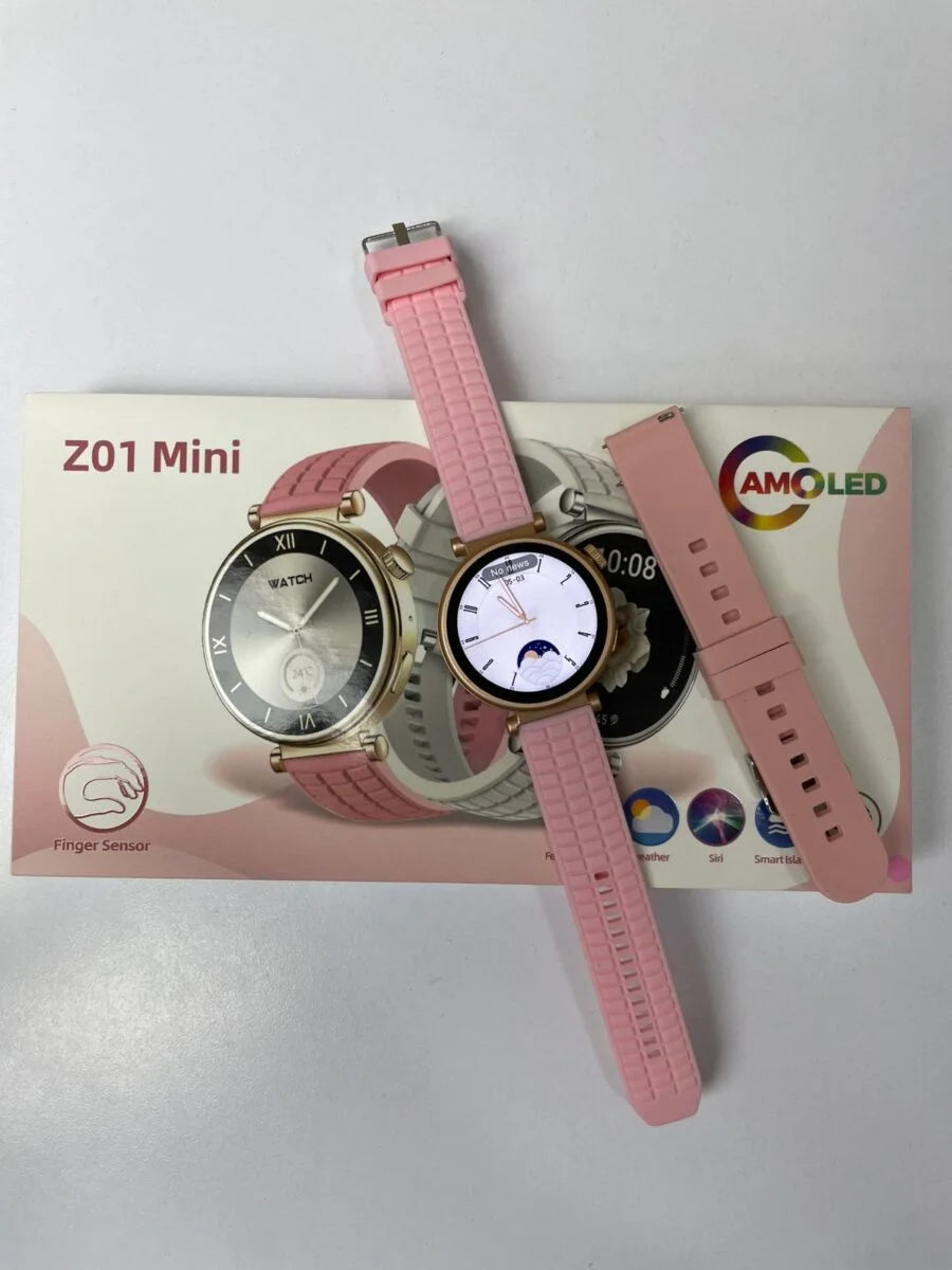 Smartwatch Z01 Mini 2 – Pantalla Redonda AMOLED
