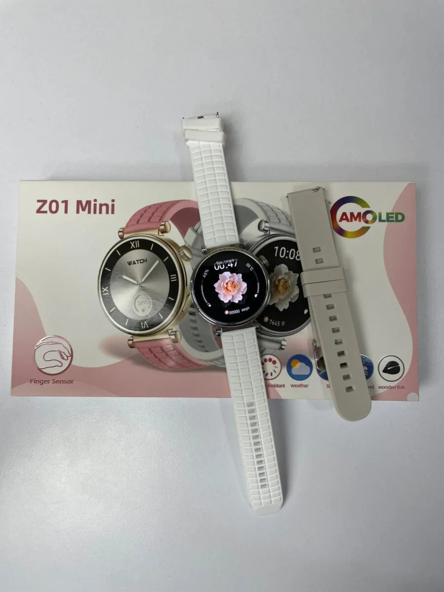 Smartwatch Z01 Mini 2 – Pantalla Redonda AMOLED