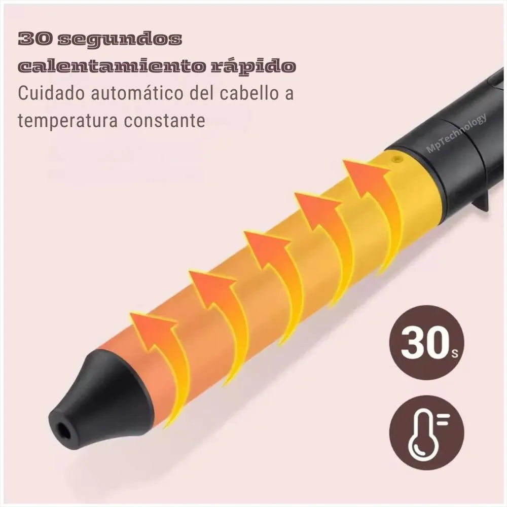 Pinza Rizador 6 En 1 Para Cabello Profesional Beautiful Curl
