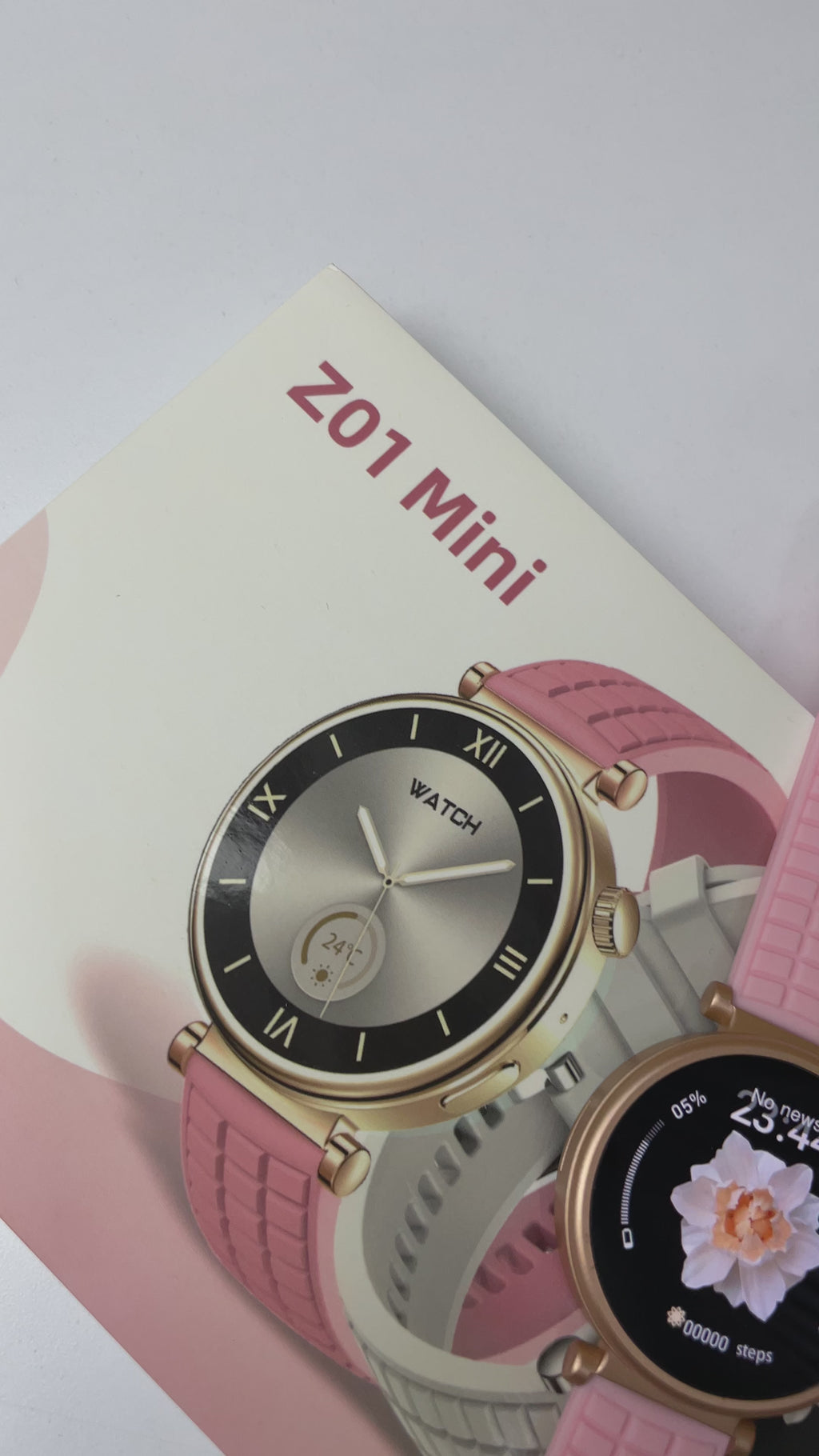 Smartwatch Z01 Mini 2 – Pantalla Redonda AMOLED